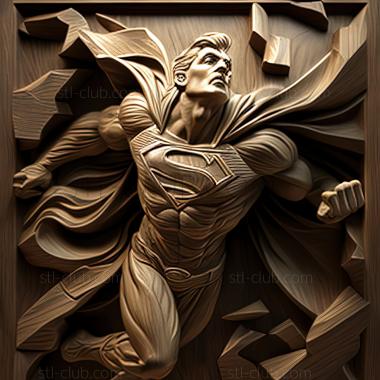 3D model  Superman FROM SupermanSuperman (STL)